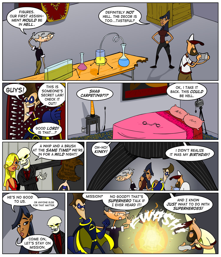 Episode 2, Page 1: Mephisto’s Boom-Boom Room