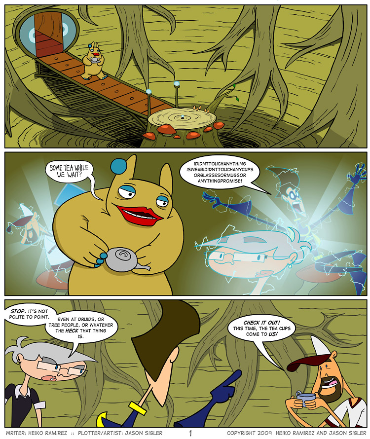 Episode 3, Page 1: Down the Rabbit Hole