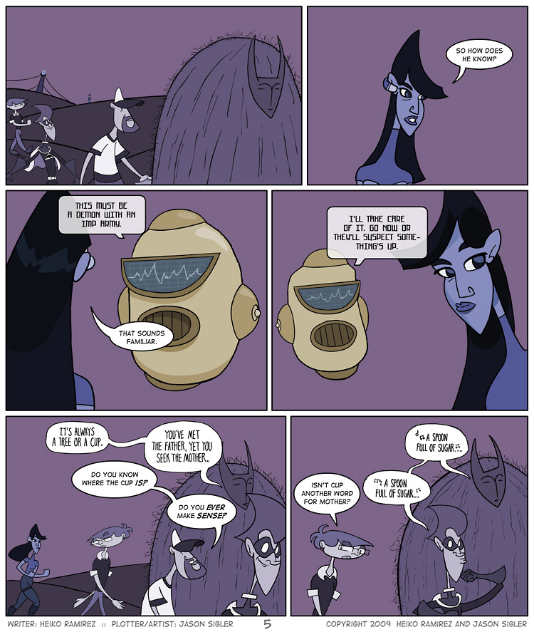 Episode 3, Page 5: In Which a Lot Occurs And You Don’t Even Realize It
